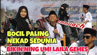 🔴BOCIL KUCLUK terparah NEKAT KISS NING UMI LAILA  NING UMI LAILA 2024 [upl. by Armmat]