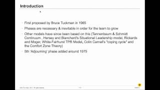 BMP 1 The quotForming Storming Norming Performingquot Model of Team Development and When To Use It [upl. by Nerac]