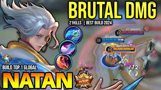 NATAN BEST BUILD 2024  BUILD TOP GLOBAL NATAN GAMEPLAY  MOBILE LEGENDS✓ [upl. by Nemhauser]