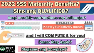 SSS Maternity Qualifying Period 2022  Ilang monthly contributions ang kailangan [upl. by Htebasile]