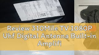 Review 310Mile TV 1080P Uhf Digital Antenna Builtin Amplifier tv Antena DVB T2 Antenna antena DVBT [upl. by Horwitz55]