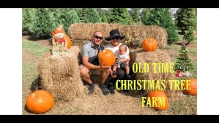 Old Time Christmas Tree Farm Hay Ride Family time [upl. by Eibrad]