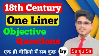 18th Century  One Liner Objective Questions  History of English literature  Most asked MCQs [upl. by Nailluj516]