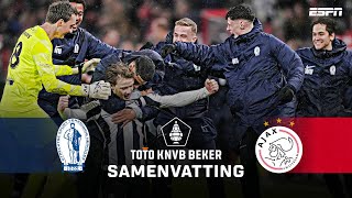 MEGASTUNT 🤯 Amateurs HERCULES knikkeren AJAX uit de beker  Samenvatting USV Hercules  Ajax [upl. by Innad]