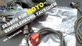 Lenkwinkelsensor  Lenkdrehratensensor Koyo tauschen VW Seat Skoda [upl. by Drain453]