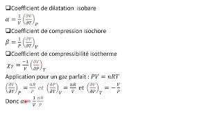 Thermodynamique PC et MIP S1  Les Coefficients Thermoélastiques [upl. by Lekzehcey]