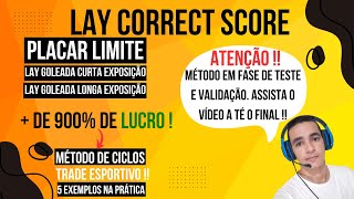 Lay Correct Score  Trade Esportivo [upl. by Namso]