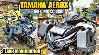 Fully Loaded Yamaha Aerox 150cc the Super Scooter 2023 🔥🏍️ [upl. by Aigneis616]