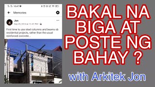 BAKAL NA POSTE AT BIGA SA PAGPAPATAYO NG BAHAY An Overview  Vlog  057 [upl. by Tychon]