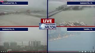 LIVE  Hurricane Milton cameras [upl. by Anesusa]