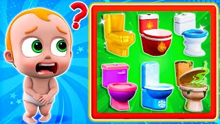 Potty Training Song  Where Is My Potty  Funny Kids Songs amp More Nursery Rhymes  Little PIB [upl. by Sredna]