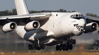 ILYUSHIN IL76 SCREAMING LOUD DEPARTURE with incredible Sound 4K [upl. by Oisangi]