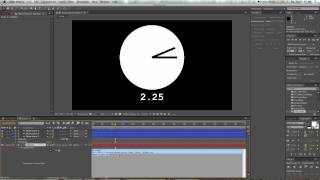 The Time Expression  Adobe After Effects Tutorial [upl. by Nairadal]