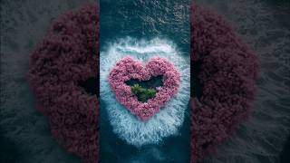 Heart shape island heart beach [upl. by Blayze]