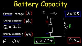 Battery Capacity  AmpHours mAh and WattHours [upl. by Yursa619]