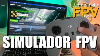 Treinando no SIMULADOR de Drone FPV  EP03 [upl. by Narda]