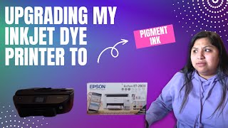 CONVERTING EPSON ECOTANK 2803 TO PIGMENT INK  IM UPGRADING MY INKJET PRINTER AMIGAS [upl. by Aredna]