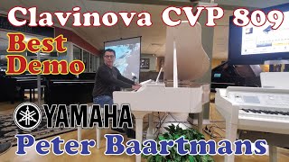 Yamaha Clavinova CVP809 Best Digital Piano Demo by Pianist Peter Baartmans in Clearwater Florida US [upl. by Turley]