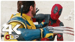 Deadpool Vs Wolverine  Fight Scene  DEADPOOL amp WOLVERINE NEW 2024 Movie CLIP 4K [upl. by Akeemat878]