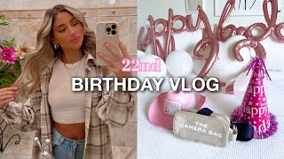 22ND BIRTHDAY VLOG celebrating w family amp gifts  Samantha Nicole [upl. by Drue922]