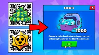 FREE PIN COIN LEGENDARY STAR DROPS  NEW QR CODES 2024 BRAWL STARS [upl. by Ahsineg]