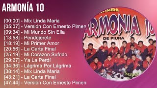 Armonía 10 2024 MIX Nuevas Canciones  Mix Linda Maria Versión Con Ernesto Pimentel Mi Mundo S [upl. by Ereveneug]