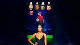 Ronaldo🐐 vs Messi🤩 vs Neymar Jr⚽️ vs Ronaldinho🔥  Georgina Asks [upl. by Polish]