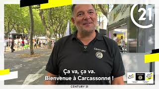 Pascal Souchet dirigeant CENTURY 21 Immo Conseil 11 à Carcassonne nous parle du Tour de France [upl. by Liponis]