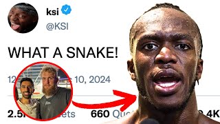 KSI Is NOT Happy With Vikkstar Sidemen Meeting Jake Paul [upl. by Bayer]