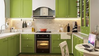 Kitchen cabinet color ideas  Modular kitchen design trends 2025 [upl. by Dorlisa]