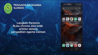 Tutorial Antrian Sidang Online Pengadilan Agama Sleman [upl. by Esilenna]