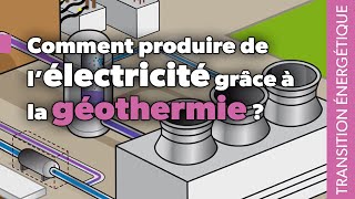 Comment produire de l’électricité grâce à la géothermie [upl. by Ricker]