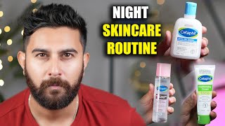 Night Skincare Routine  Cetaphil Gentle Skin Cleanser Toner amp Moisturizer  DSBOSSKO [upl. by Erund318]