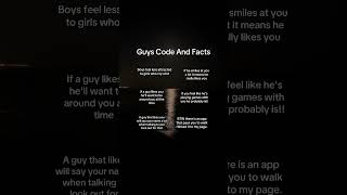 Guys Code And Facts [upl. by Orofselet]