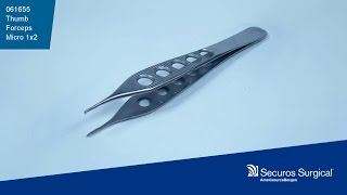 Securos Surgical  TriDenta System  Tissue Forceps [upl. by Tirreg]