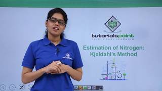 Class 11th – Quantitative Analysis  Nitrogen Kjeldahl’s MethodII  Tutorials Point [upl. by Gautious]