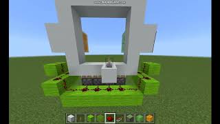 tutorial Easy 4x4 Piston Door  Minecraft Bedrock [upl. by Denoting752]