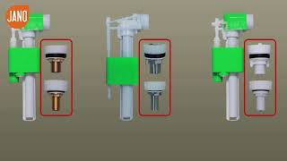 Jak zamontować zawór napełniający do WC boczny  poradnik JANO [upl. by Florrie]