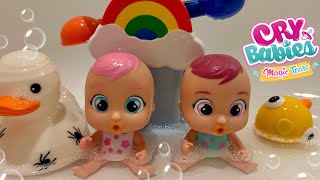 Cry Baby dolls Swimming in the Bath 🛁 [upl. by Hennessey]