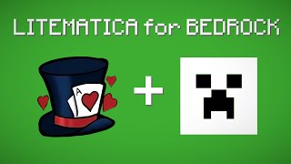 LITEMATICA FOR BEDROCK EDITION  quotStructuraquot in 30 seconds [upl. by Baelbeer]