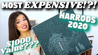 I Spent 375 on a Luxury Beauty Advent Calendar  Harrods of London 2020 Advent Calendar Unboxing [upl. by Attalie]