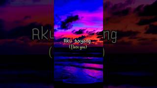 Aku Sayang x Sprinter Lyrics  English Songs Lyrics  Aku Sayang  Aesthetic  shorts 12amlofi [upl. by Neff]