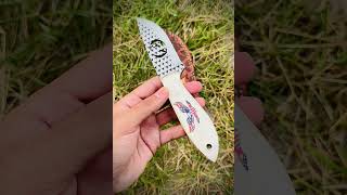 Amazing 😻 knife with beautiful leather sheath ❤️Handmade knife and sheath ❤️🔪shorts viralvideo [upl. by Bill541]