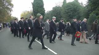 Atherstone Remembrance Parade Nov 2024 [upl. by Admana]