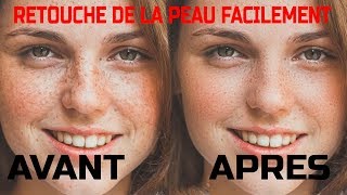 RETOUCHE LISSAGE PEAU TUTO PHOTOSHOP 2019 [upl. by Lirret]