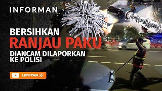 Ranjau Paku di Jalanan Jakarta Ulah Siapa Relawan Pembersih Ranjau Paku Malah Diancam  Informan [upl. by Duma]