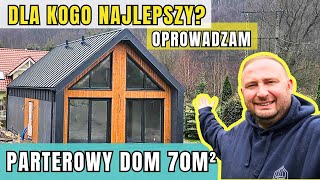 DOM PARTEROWY PLUSY i MINUSY Dla kogo dom 70m2 parterowy będzie IDEALNY [upl. by Linnell972]