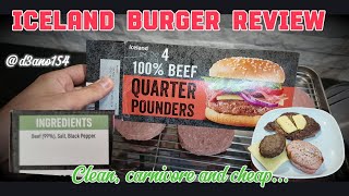 Iceland Burger Review Clean Carnivore Friendy and Cheap but are they TASTY [upl. by Bordie]