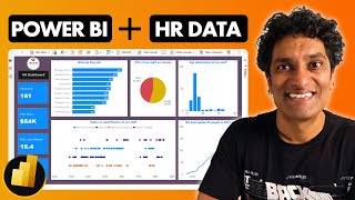 HR Data Analytics amp Awesome Dashboard with Power BI 💡 EndtoEnd Project [upl. by Garrett]