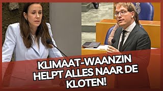 Van Houwelingen FVD pakt KLIMAATwaanzinnige aan Jullie helpen alles naar de KLOTEN [upl. by Stedmann]